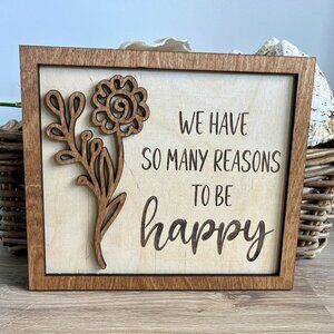 Inspirational Quote Framed Wall - Wood Sign - Wood Wall Art - Sign - Housewarmin